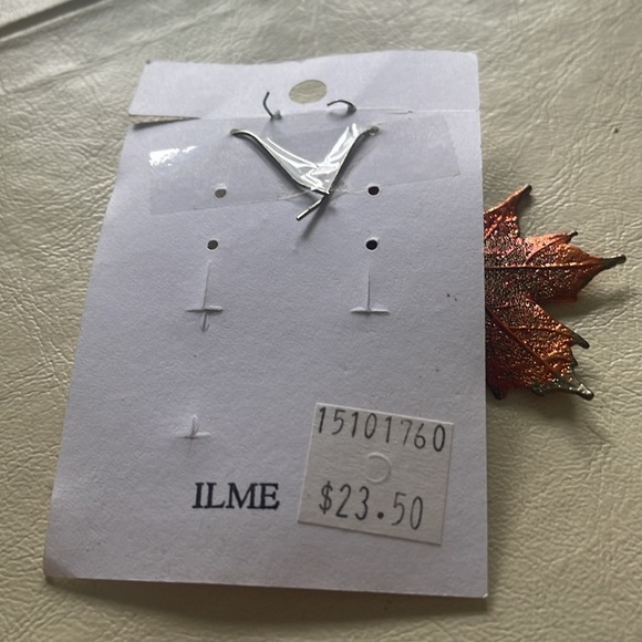 Maple Leaf Earrings# - Picture 3 of 6